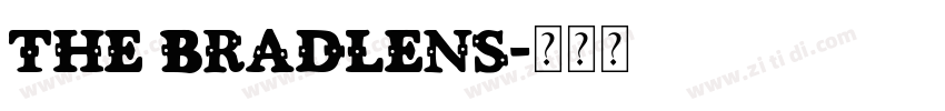 The Bradlens字体转换